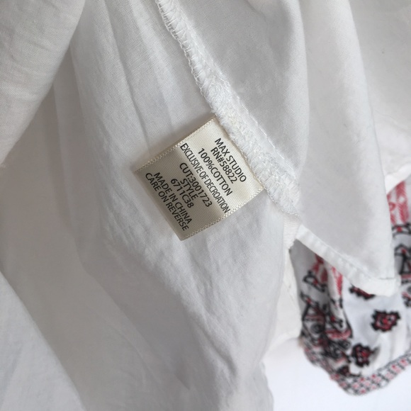 Max Studio embroidered tunic - Picture 8 of 8